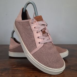 OLUKAI Pehuea Li Women's Slip On Breathable Mesh Sneakers, Dusty Pink SZ 8 NEW